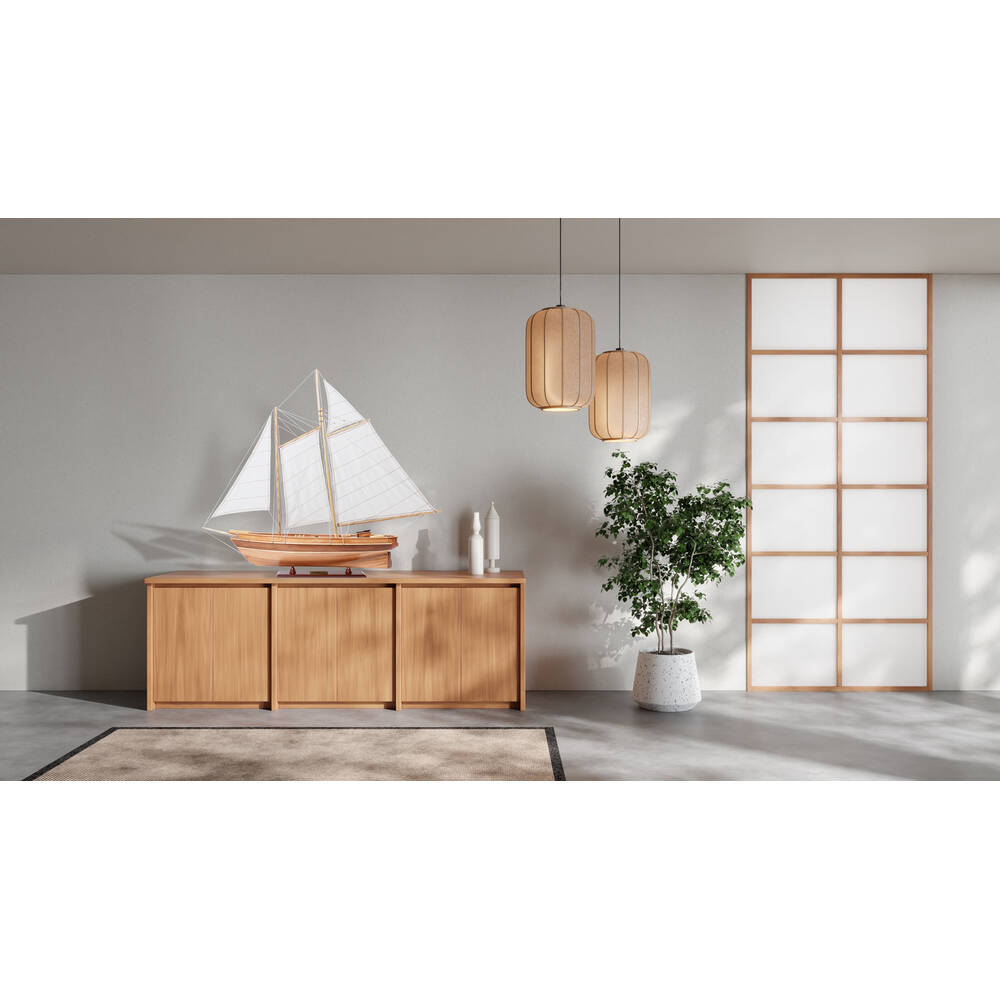 AMERICA Model Yacht Small | Partially Assembled Wooden Yacht Model For Wholesale