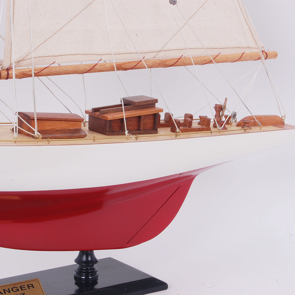 Ranger Painted Large Sailboat Schooner Yacht Model