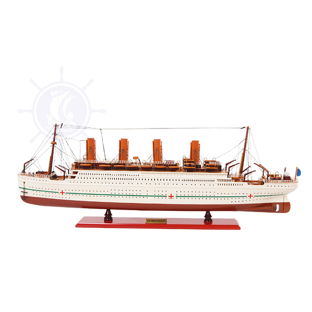 SS BRITANNIC MODEL SHIP PAINTED | Museum-quality | Fully Assembled Wooden Ship Models for Wholesale