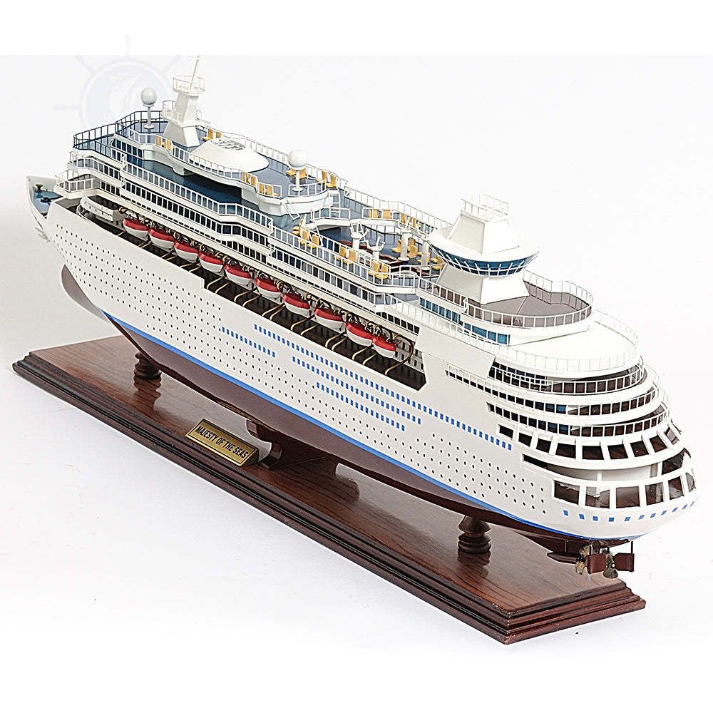 MAJESTY OF THE SEAS CRUISE SHIP MODEL | High-quality Cruiser| Fully Assembled Wooden Model Ship For Wholesale