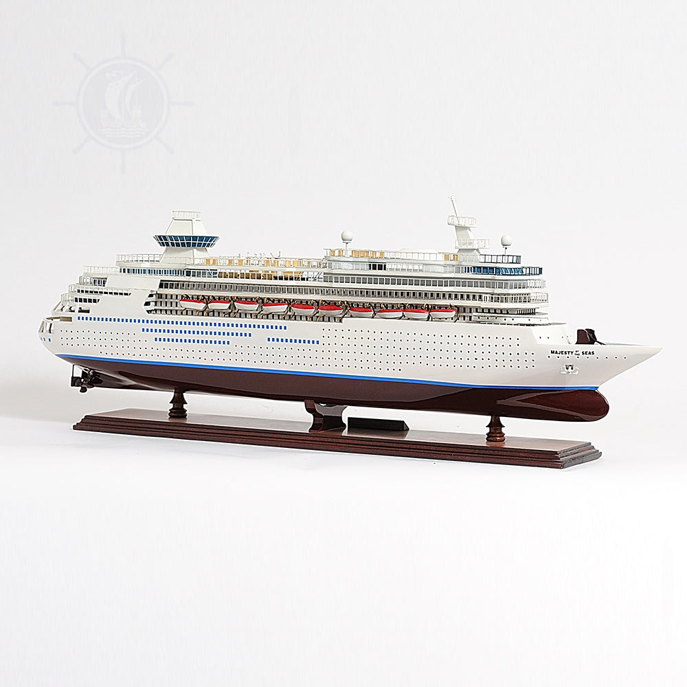 MAJESTY OF THE SEAS CRUISE SHIP MODEL | Museum-quality Cruiser| Fully Assembled Wooden Model Ship For Wholesale