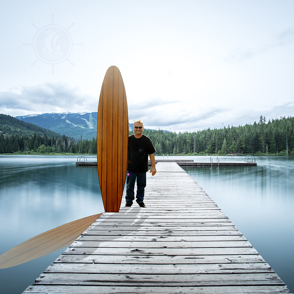 LONG BOARD | Wooden Kayak | Boat | Canoe with Paddles for fishing and water sports For Wholesale