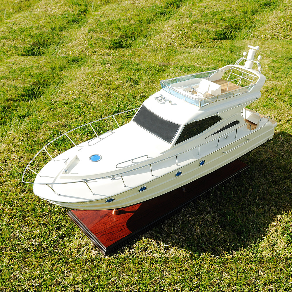 VIKING SPORT MODEL BOAT YACHT L90 | Museum-quality | Fully Assembled Wooden Model boats For Wholesale