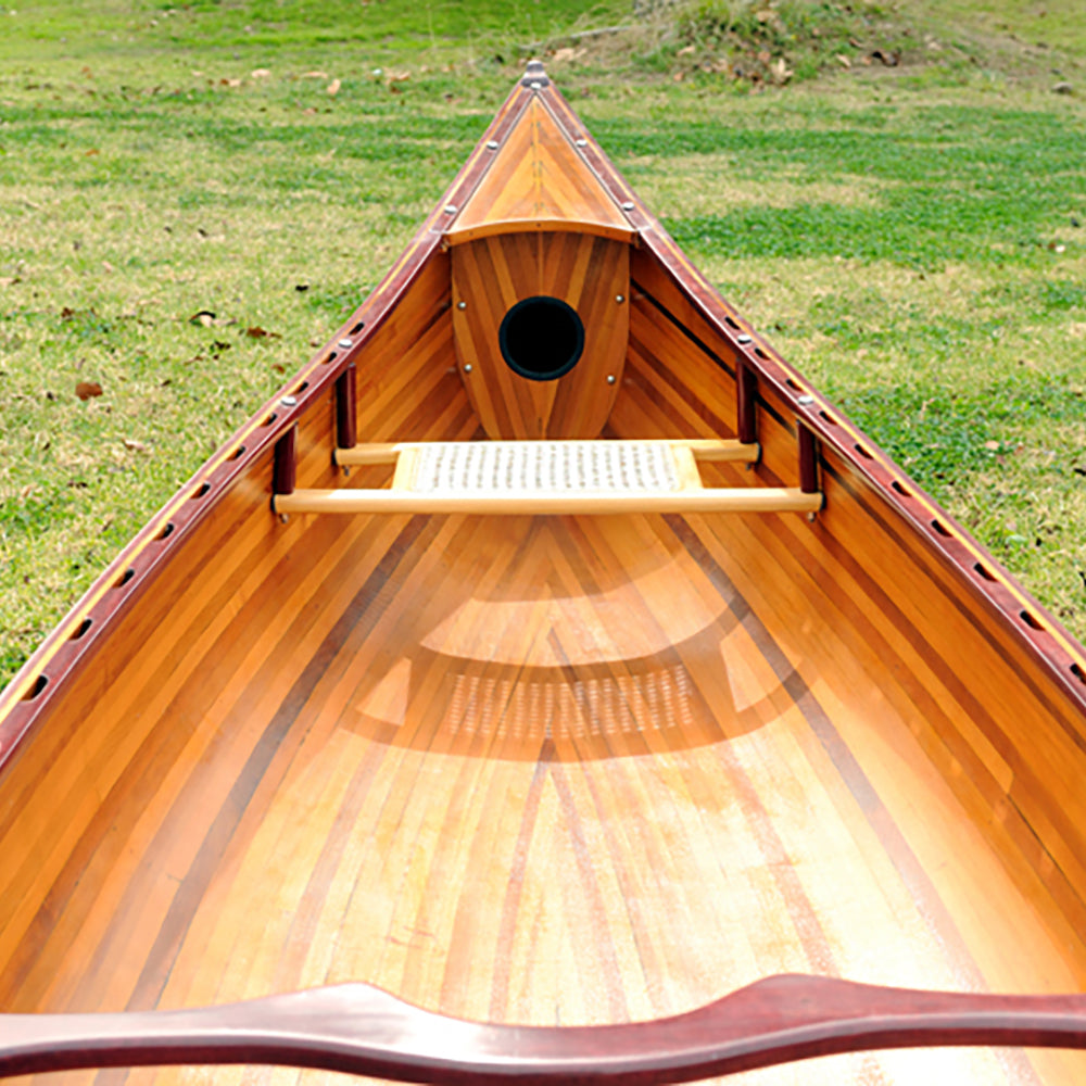 REAL CANOE 18' L545 | Wooden Kayak |  Boat | Canoe with Paddles for fishing and water sports For Wholesale