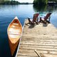 CANOE WITH RIBS CURVED BOW 12 FEET | Wooden Kayak | Boat | Canoe with Paddles for fishing and water sports For Wholesale