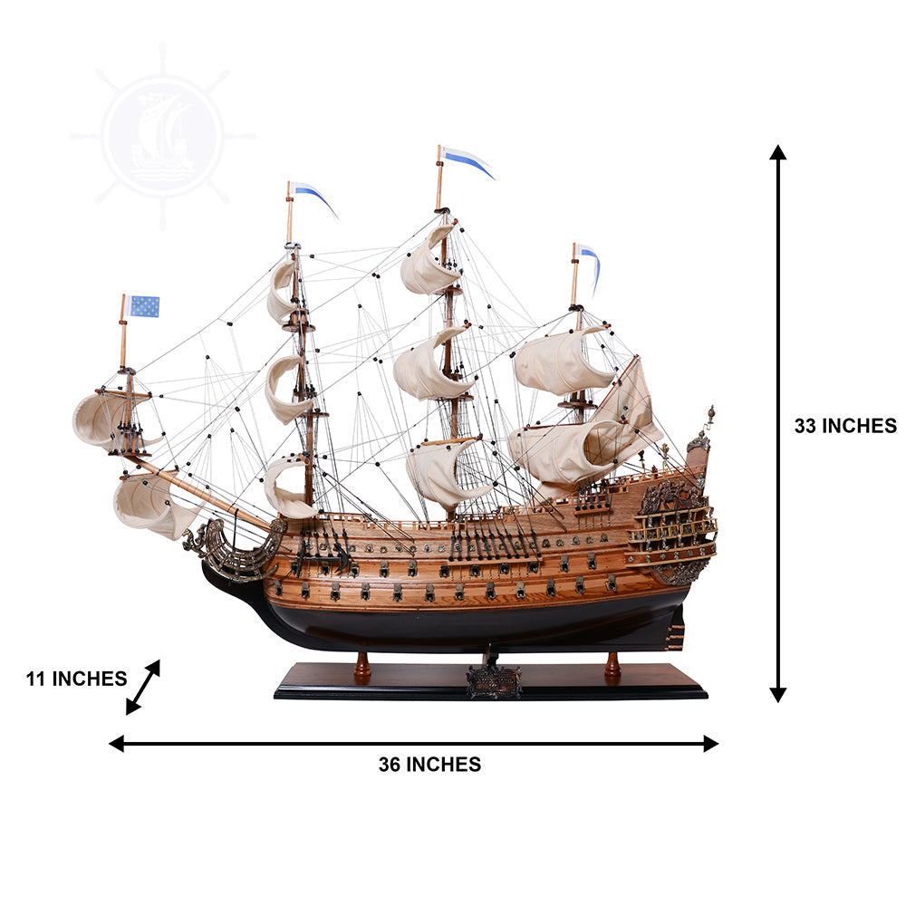 SOLEIL ROYAL MODEL SHIP L80 | Museum-quality | Fully Assembled Wooden Ship Models For Wholesale