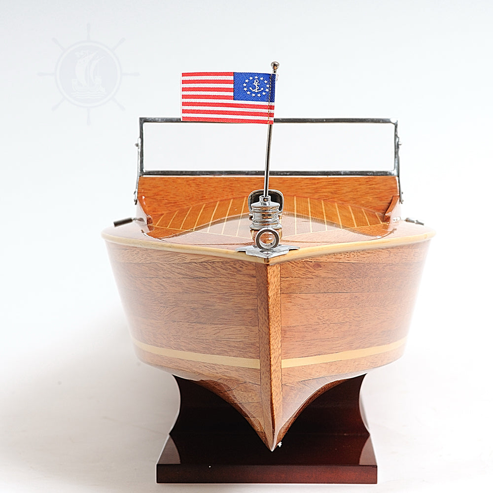 CHRIS CRAFT RUNABOUT MODEL BOAT L80 | Museum-quality | Fully Assembled Wooden Model boats For Wholesale