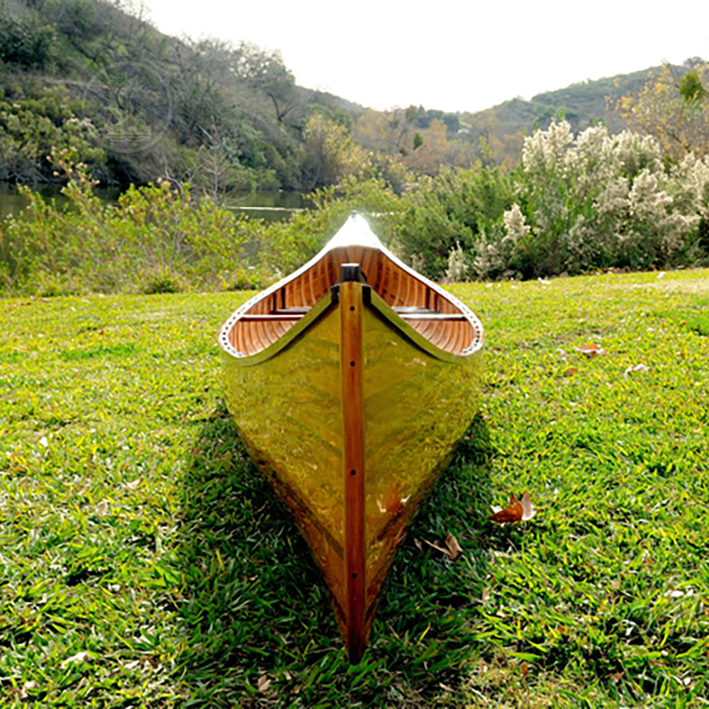 CANOE WITH RIBS 18' L545 | Wooden Kayak |  Boat | Canoe with Paddles for fishing and water sports For Wholesale
