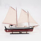 LA GASPÉSIENNE PAINTED | Museum-quality | Fully Assembled Wooden Ship Model For Wholesale