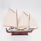 LA GASPÉSIENNE PAINTED | Museum-quality | Fully Assembled Wooden Ship Model For Wholesale