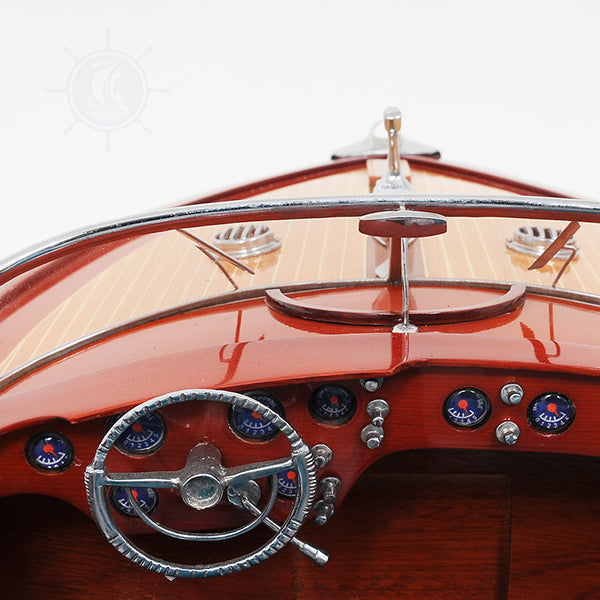 RIVA AQUARAMA PAINTED L80 | Museum-quality | Fully Assembled Wooden Model boats For Wholesale
