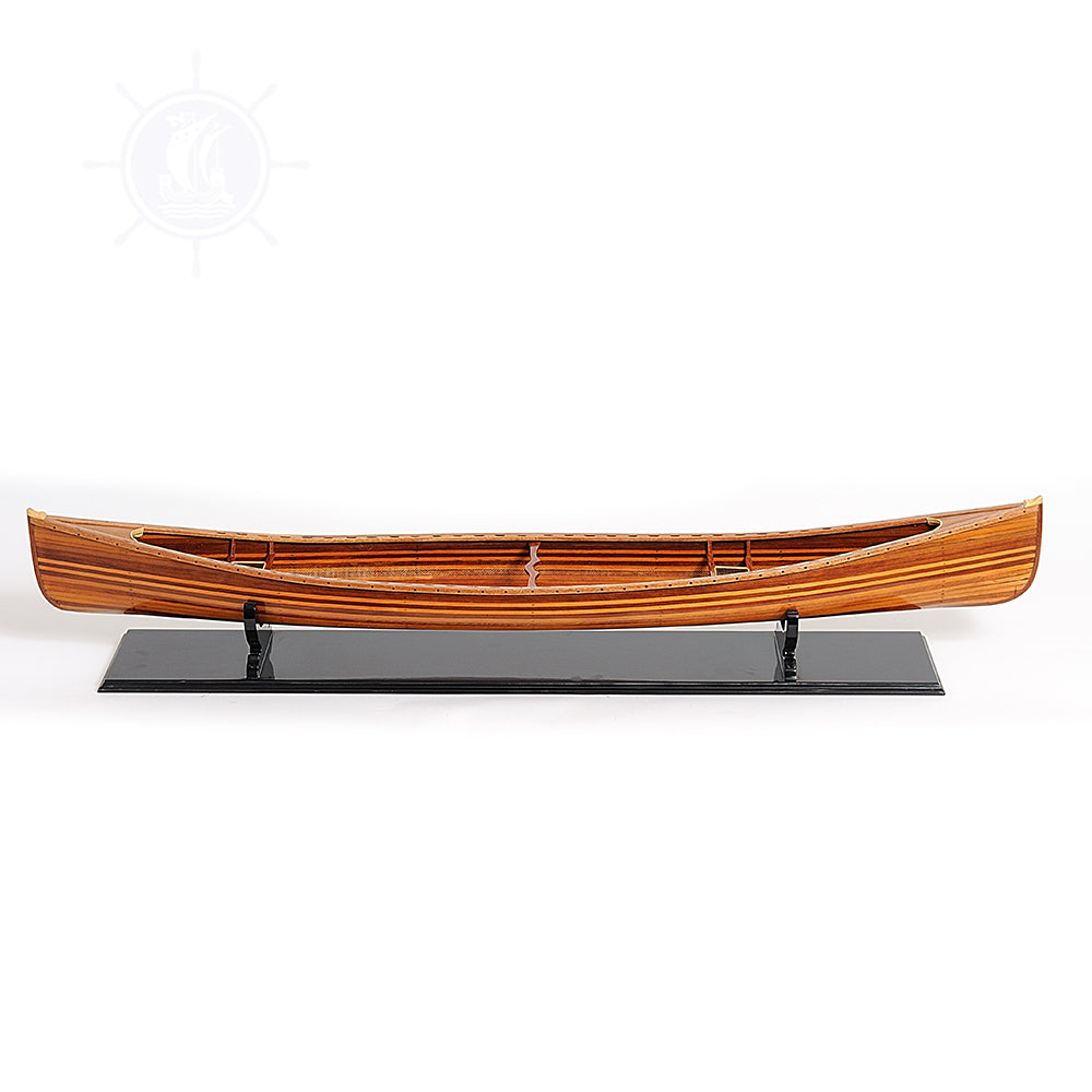 CANADIAN CANOE MODEL BOAT L110 | Museum-quality | Fully Assembled Wooden Model boats For Wholesale