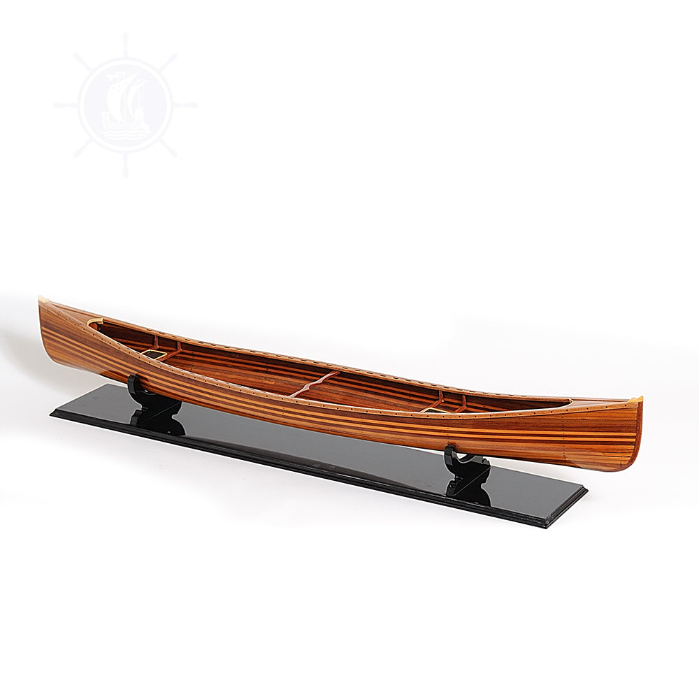 CANADIAN CANOE MODEL BOAT L110 | Museum-quality | Fully Assembled Wooden Model boats For Wholesale