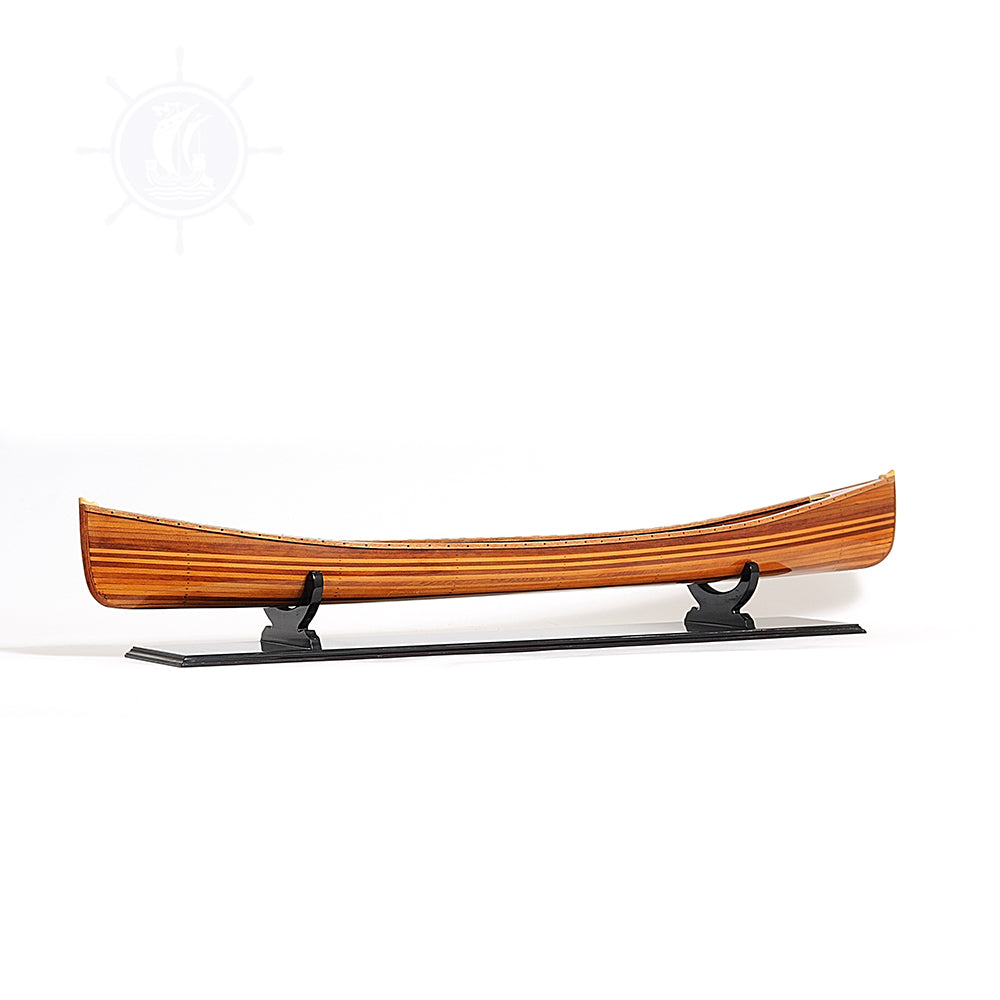 CANADIAN CANOE MODEL BOAT L110 | Museum-quality | Fully Assembled Wooden Model boats For Wholesale