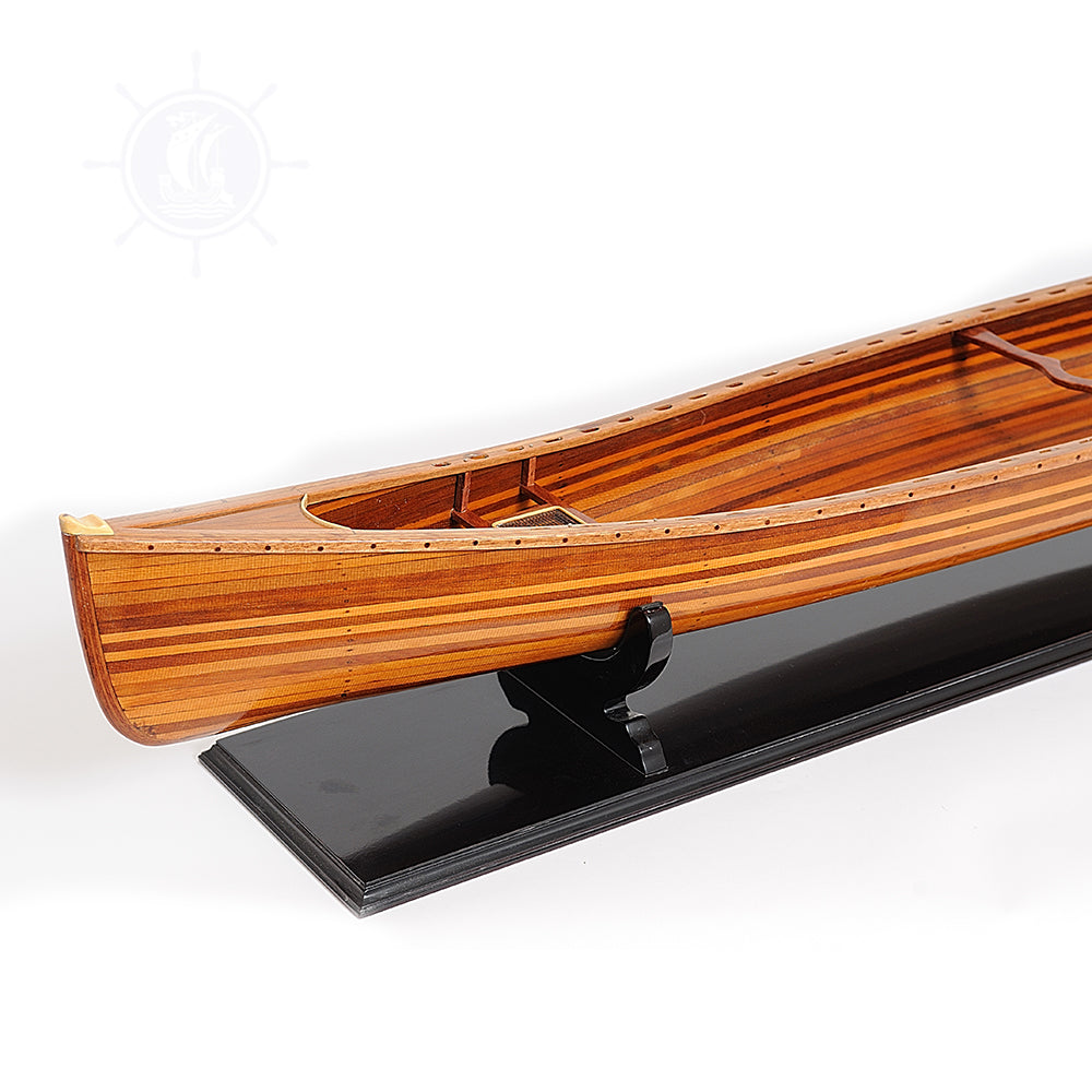 CANADIAN CANOE MODEL BOAT L110 | Museum-quality | Fully Assembled Wooden Model boats For Wholesale