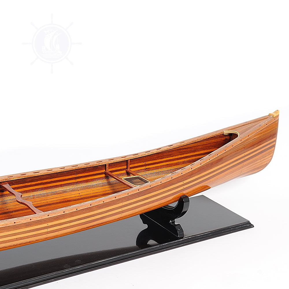 CANADIAN CANOE MODEL BOAT L110 | Museum-quality | Fully Assembled Wooden Model boats For Wholesale