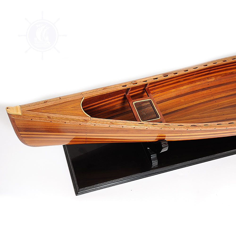 CANADIAN CANOE MODEL BOAT L110 | Museum-quality | Fully Assembled Wooden Model boats For Wholesale