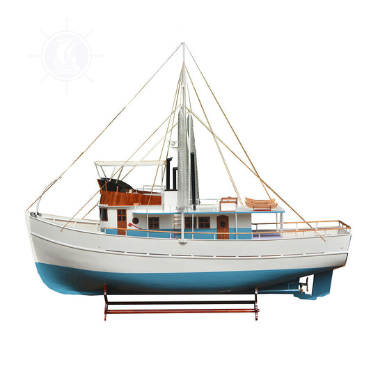 DICKIE WALKER MODEL BOAT XXXL | Museum-quality | Fully Assembled Wooden Model boats