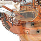 HMS VICTORY MODEL SHIP 56L WITH DISPLAY CASE XL NO GLASS | Museum-quality | Fully Assembled Wooden Ship Models