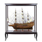 HMS SOVEREIGN OF THE SEAS MODEL SHIP XL WITH DISPLAY CASE NO GLASS | High-quality | Fully Assembled Wooden Ship Models