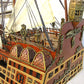 HMS SOVEREIGN OF THE SEAS MODEL SHIP XL WITH DISPLAY CASE NO GLASS | High-quality | Fully Assembled Wooden Ship Models