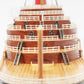 NORMANDIE CRUISE SHIP MODEL LARGE WITH DISPLAY CASE | Museum-quality Cruiser| Fully Assembled Wooden Model Ship