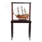 San Felipe Small Model Ship with Display Case