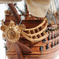 San Felipe Small Model Ship with Display Case