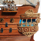 San Felipe Small Model Ship with Display Case