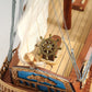 San Felipe Small Model Ship with Display Case