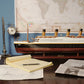 RMS TITANIC CRUISE SHIP MODEL MIDSIZE WITH DISPLAY CASE| Museum-quality Cruiser| Fully Assembled Wooden Model Ship