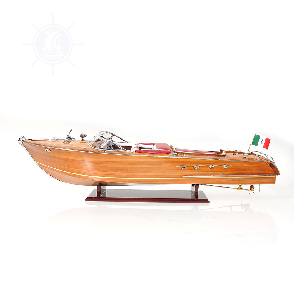 AQUARAMA MODEL BOAT EXCLUSIVE EDITION WITH DISPLAY CASE| Museum-quality | Fully Assembled Wooden Model boats