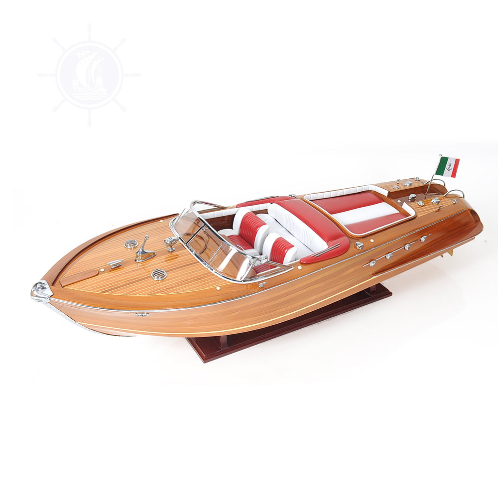 AQUARAMA MODEL BOAT EXCLUSIVE EDITION WITH DISPLAY CASE| Museum-quality | Fully Assembled Wooden Model boats