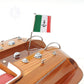 AQUARAMA MODEL BOAT EXCLUSIVE EDITION WITH DISPLAY CASE| Museum-quality | Fully Assembled Wooden Model boats