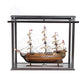 HMS Victory Midsize with Display Case Front Open