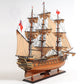 HMS SURPRISE MODEL SHIP LARGE WITH TABLE TOP DISPLAY CASE | Museum-quality | Fully Assembled Wooden Ship Models
