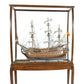 The Ultimate Protection With Floor Display Case Classic Light Brown for Your Tall Ship Model
