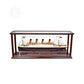 DISPLAY CASE FOR CRUISE LINER MIDSIZE CLASSIC BROWN | HIGH QUALITY DISPLAY CASE FOR MODEL SHIP | Multi sizes and style available For Wholesale