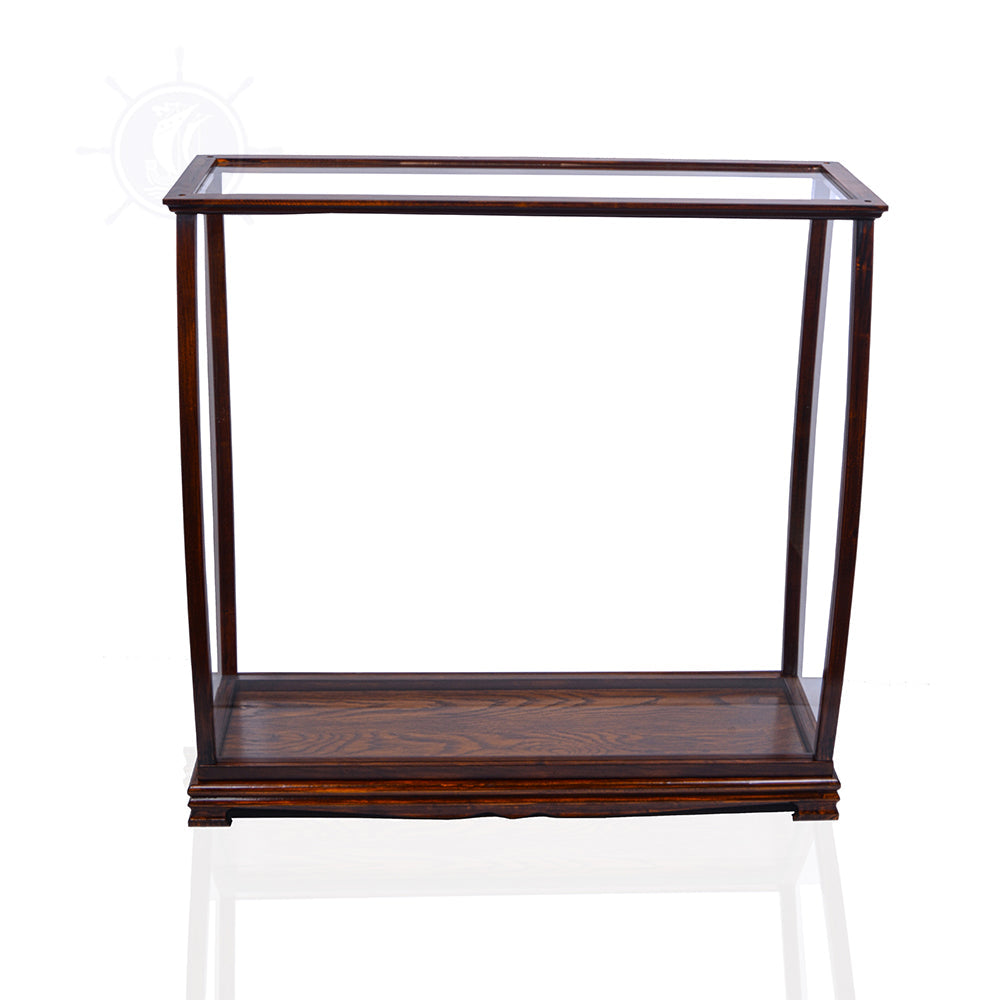 TABLE TOP DISPLAY CASE CLASSIC BROWN | HIGH QUALITY DISPLAY CASE FOR MODEL SHIP | Multi sizes and style available For Wholesale