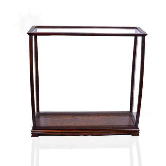 TABLE TOP DISPLAY CASE CLASSIC BROWN | HIGH QUALITY DISPLAY CASE FOR MODEL SHIP | Multi sizes and style available For Wholesale