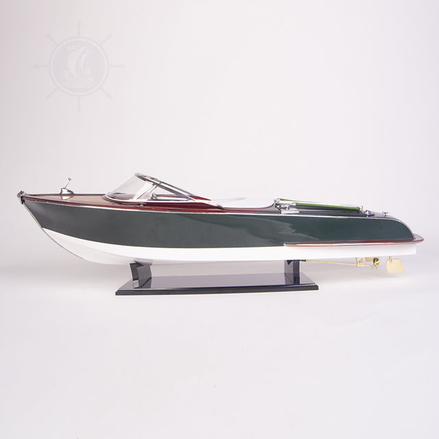 RIVA AQUARIVA PAINTED L90 | Museum-quality | Fully Assembled Wooden Ship Model For Wholesale