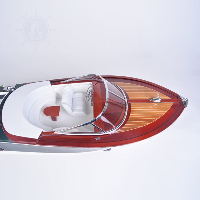 RIVA AQUARIVA PAINTED L90 | Museum-quality | Fully Assembled Wooden Ship Model For Wholesale