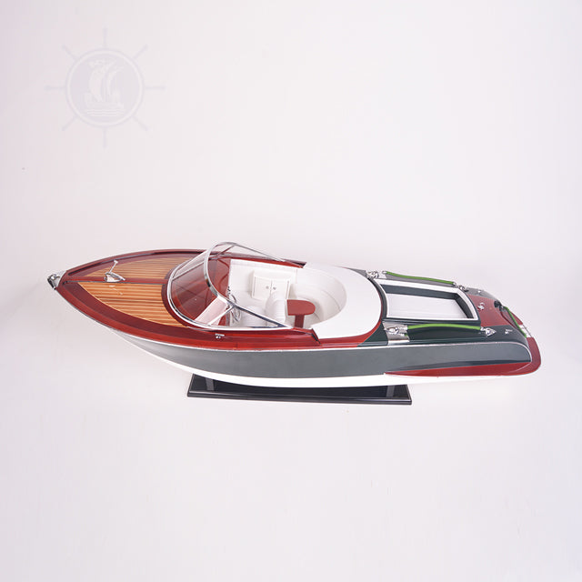 RIVA AQUARIVA PAINTED L90 | Museum-quality | Fully Assembled Wooden Ship Model For Wholesale