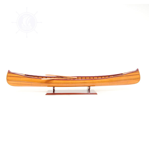 CANOE WITH RIBS MODEL L110 | Museum-quality | Fully Assembled Wooden Model boats For Wholesale