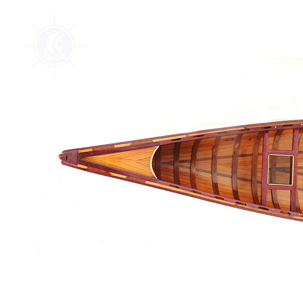 CANOE WITH RIBS MODEL L110 | Museum-quality | Fully Assembled Wooden Model boats For Wholesale