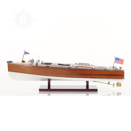 CHRIS CRAFT TRIPLE COCKPIT MODEL BOAT MEDIUM | Museum-quality | Fully Assembled Wooden Model boats For Wholesale