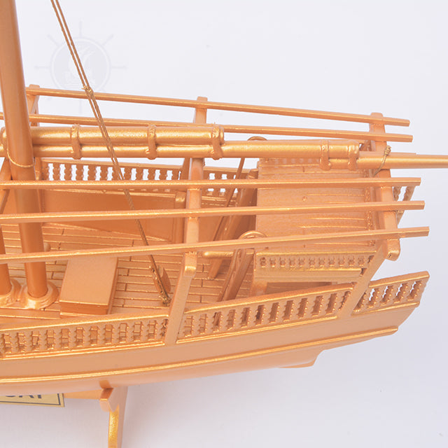 GOLDEN DHOW L30 | Museum-quality | Fully Assembled Wooden Model boats For Wholesale