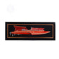 FERRARI HYDROPLANE HALF HULL L90 | Museum-quality | Fully Assembled Wooden Ship Models For Wholesale