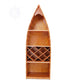 CANOE WINE SHELF NEW (NO FIBERGLASS) (H180) | Wooden Kayak |  Boat | Canoe with Paddles for fishing and water sports For Wholesale