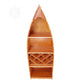 CANOE WINE SHELF NEW (NO FIBERGLASS) (H180) | Wooden Kayak |  Boat | Canoe with Paddles for fishing and water sports For Wholesale